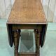 English folding table called -Gateleg- oak from the 1930s