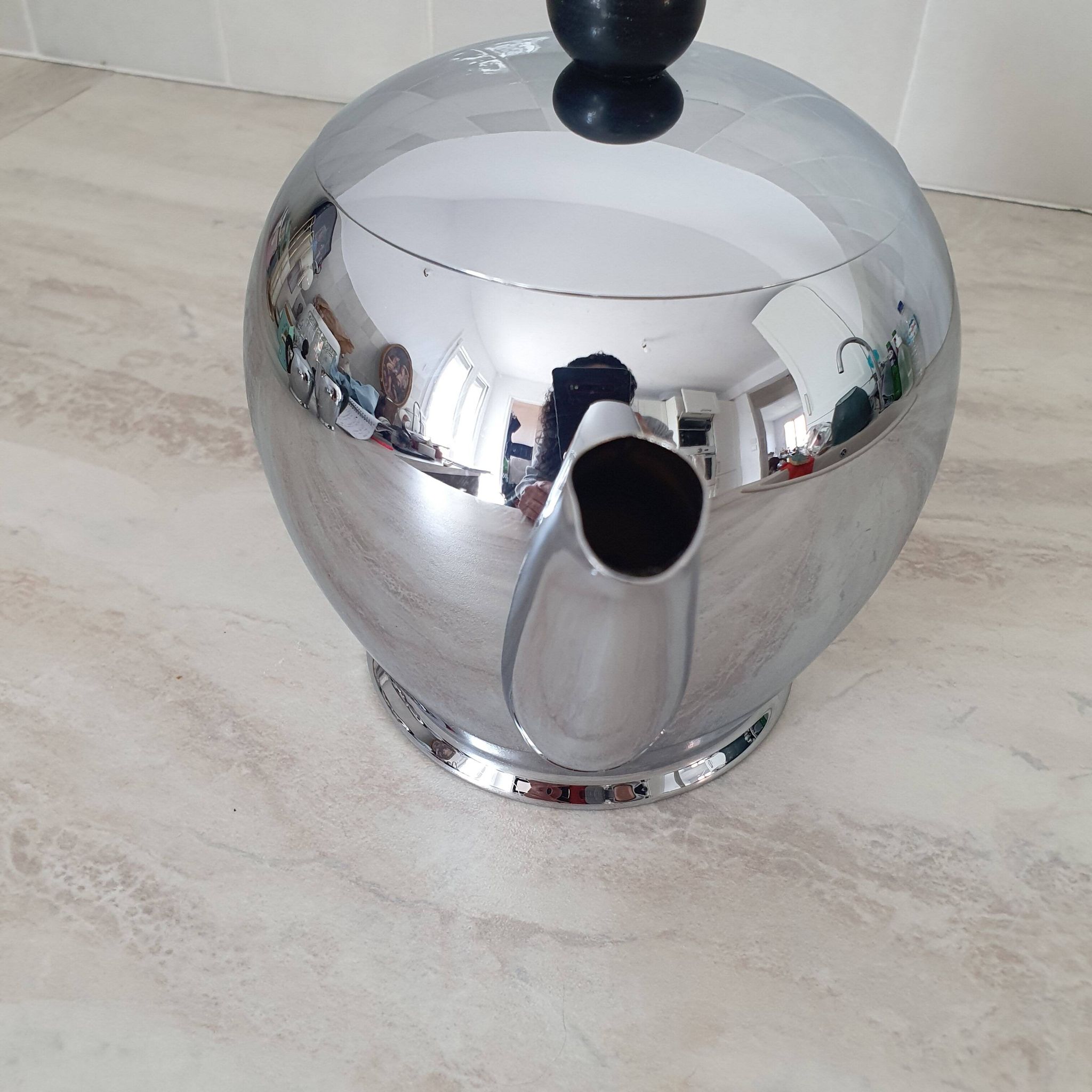 Service à café - thé collection bombé en inox 18/10, Alfra Alessi