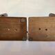 Pair of brass wood duck bookends