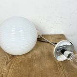 Vintage Chandelier with Milk Glass from Elektrosvit, 1960s
