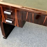 Makassar desk and its armchair, twentieth century