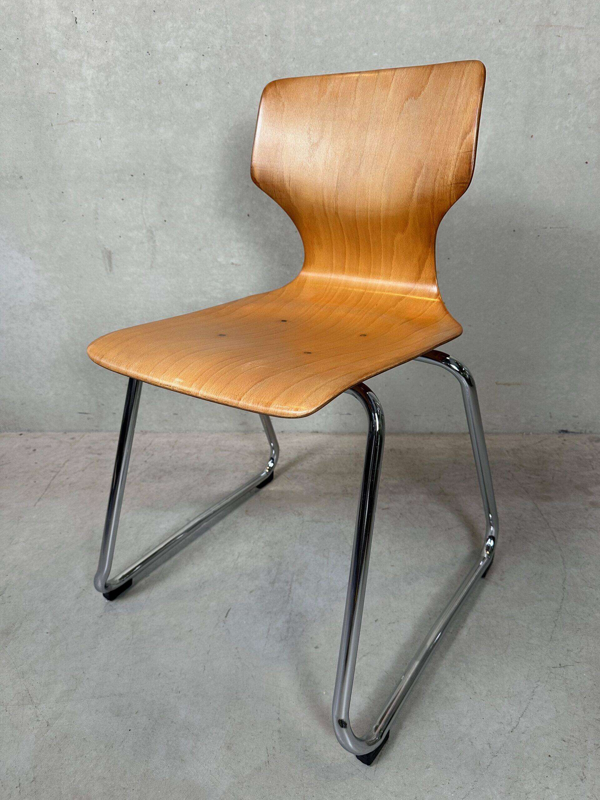 Vintage Pagholz plywood chair – Adam Stegner, 1970s
