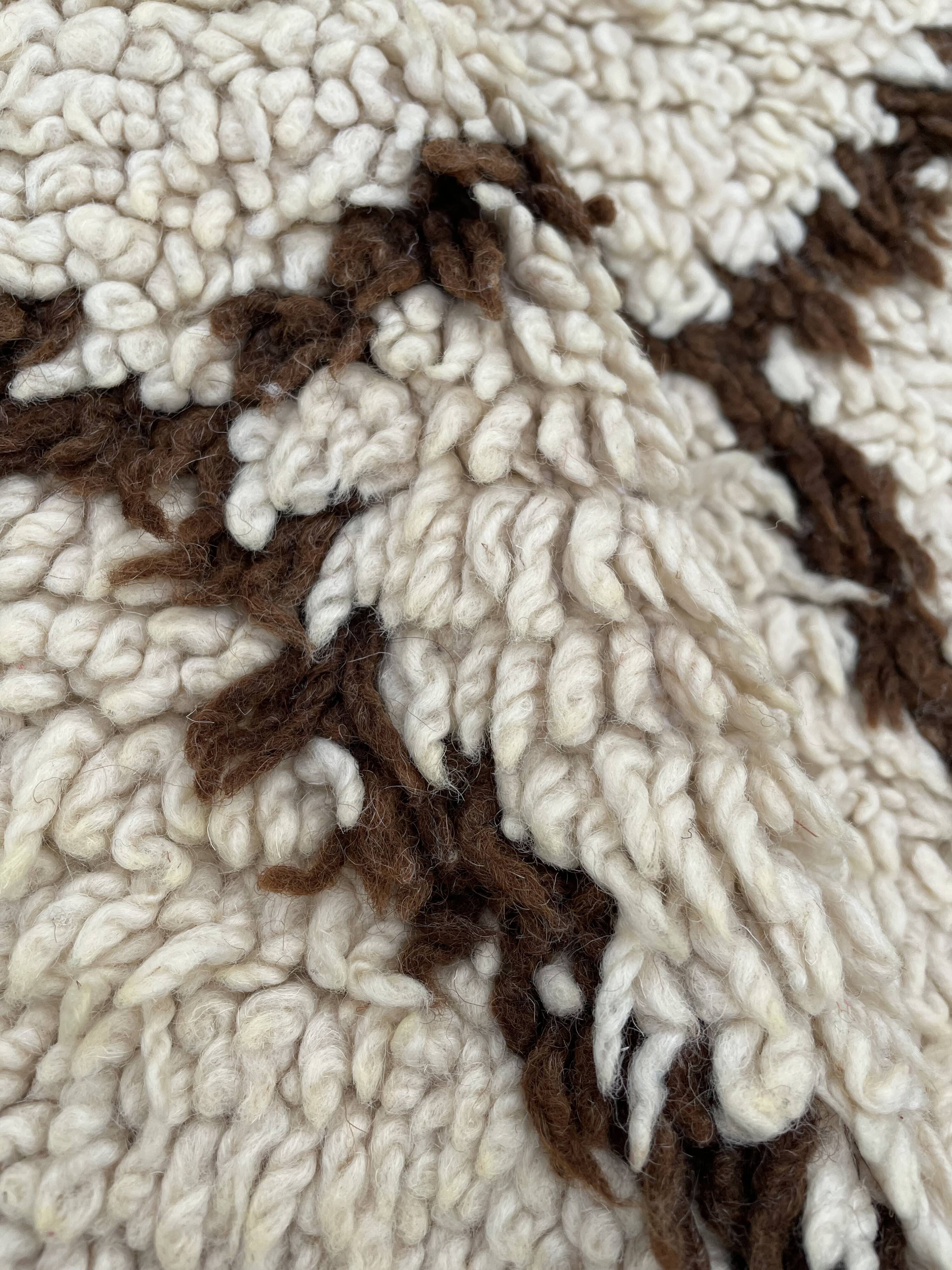 Small Berber Carpet Beni Ouarain 95x175 cm