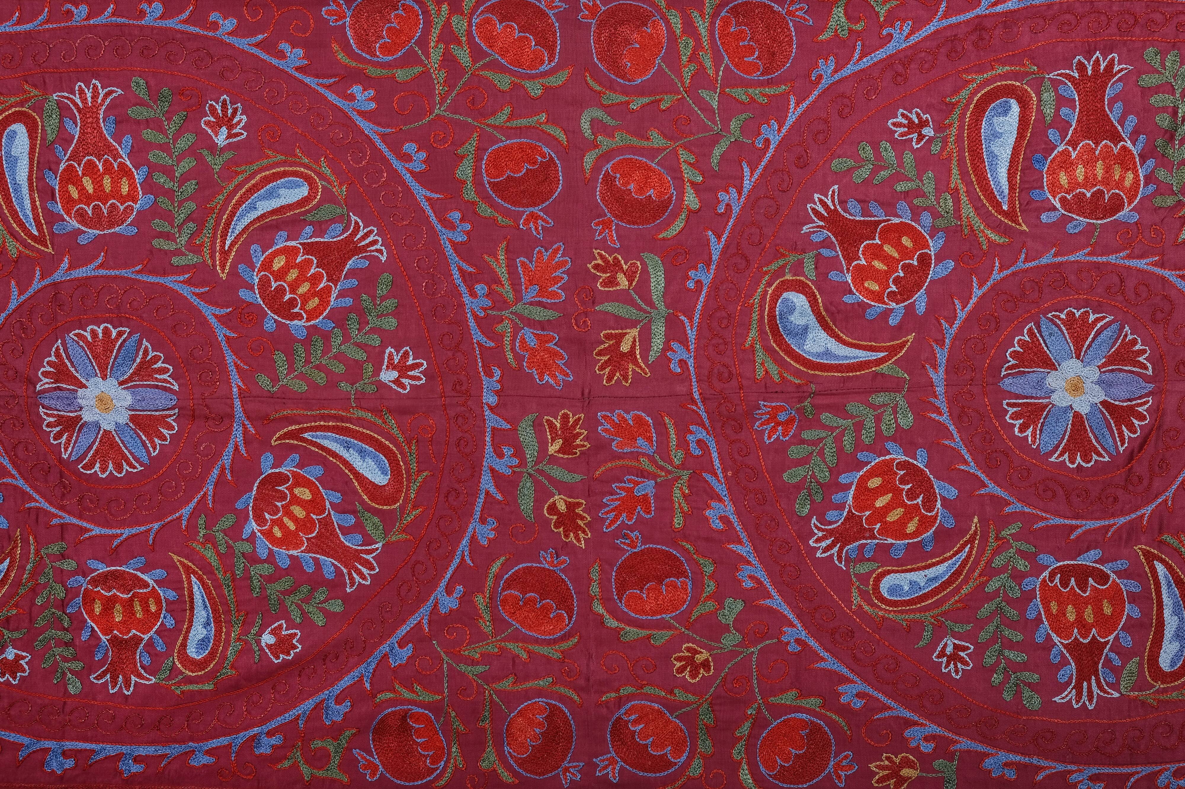 Hand knotted rug, vintage Turkish rug 94x189 cm