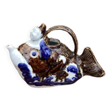 Hirado Teapot Riding Carp Tea 1860-1910