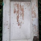 Door H186.5xW75cm with 18th century interior molding