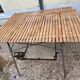 Folding camping table