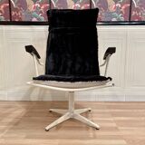 1960s Design Metal and Bakelite Swivel Chair.
