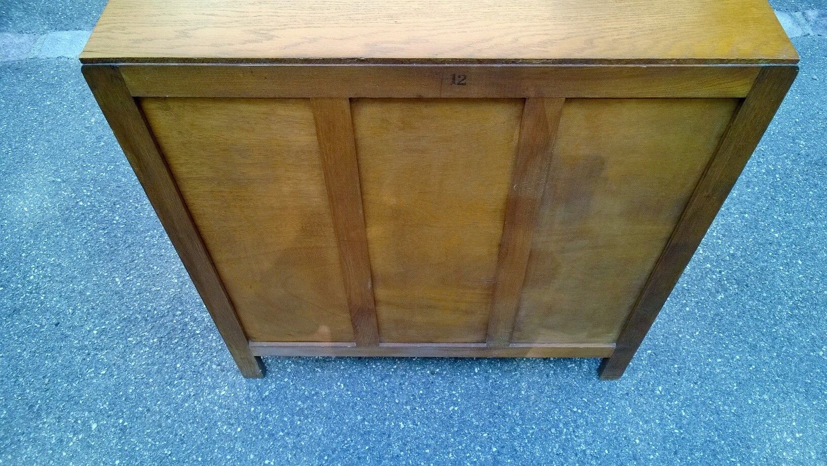 Art Deco dresser gilded oak france 1940