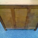 Art Deco dresser gilded oak france 1940