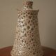 Soliflore vase ceramic pyrite sandstone minimalist design handmade Scandinavian pottery