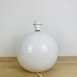 White and red ceramic ball lamp, 1980s