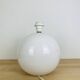 White and red ceramic ball lamp, 1980s