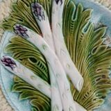 2 antique barbotine plates from Salins