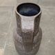 Vintage German Footed Vase in Ceramic by Karlsruher Majolika