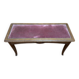 Banc - Banquette de piano en chêne massif époque Art Nouveau