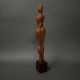Carved wooden sculpture of a woman by Calin Hentea, 20th century