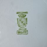 6 plates in Earthenware Digoin Sarreguemines, model Brigitte