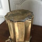 Brass paper basket