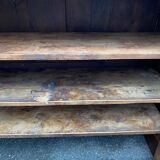 Louis XV buffet in solid wood from the 18th century.