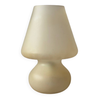Mushroom glass lamp