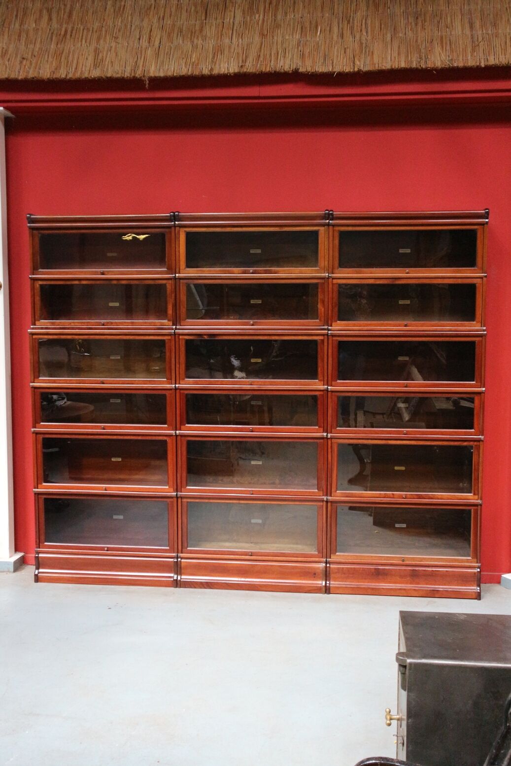 Antique mahogany bookcase