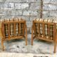 Pair of Scandinavian armchair fabric tiles