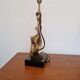 Michel Jaubert, gilt bronze lamp base. 1970s