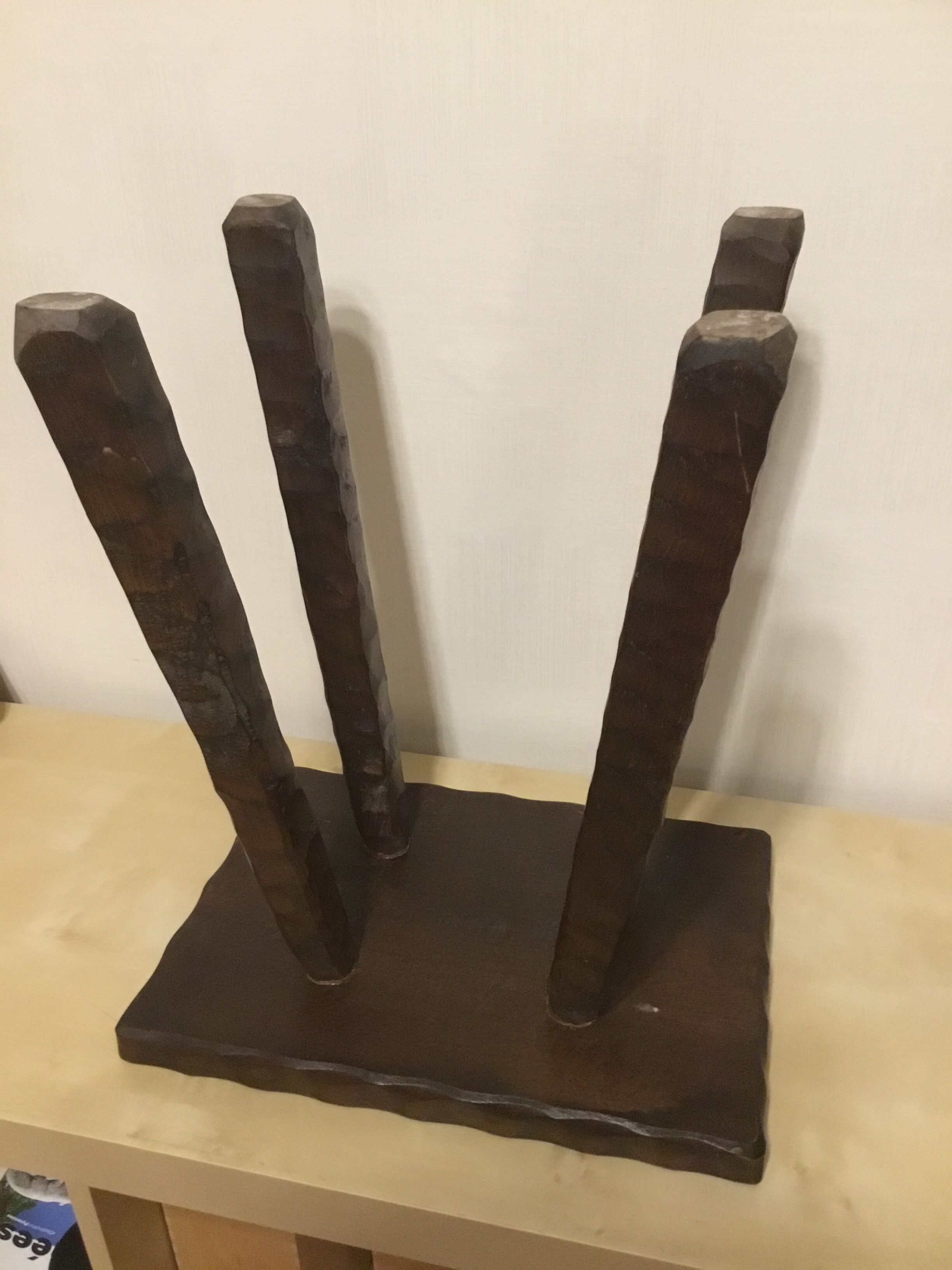 Vintage brutalist tabouret