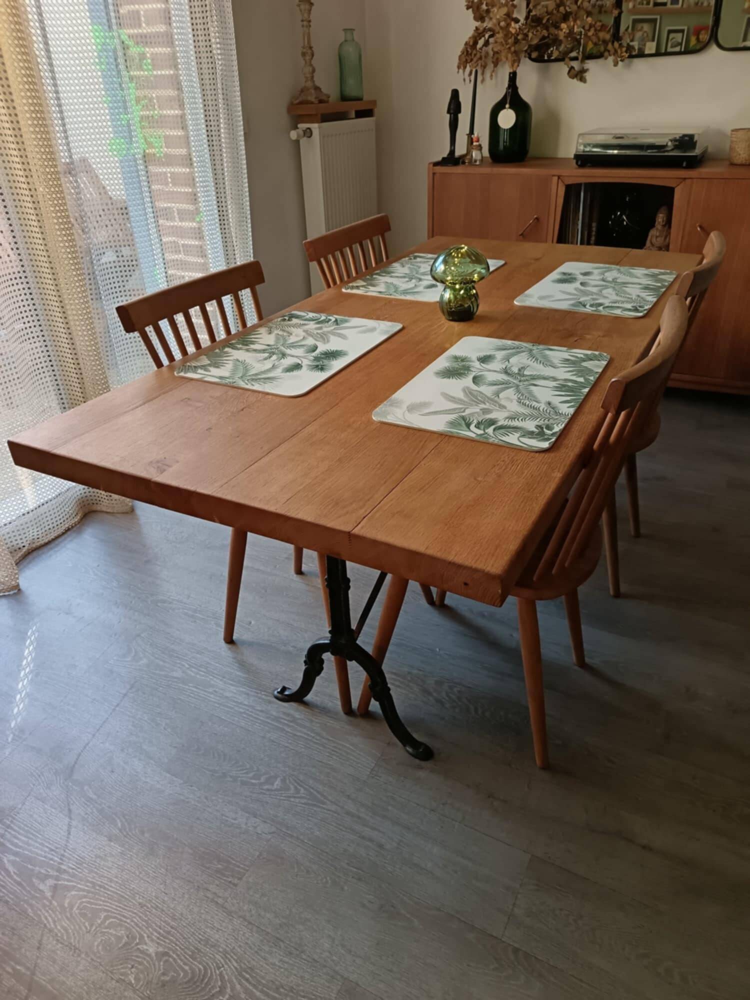 Oak bistro table