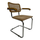 Cesca chair B64 with armrests by Marcel Breuer Design