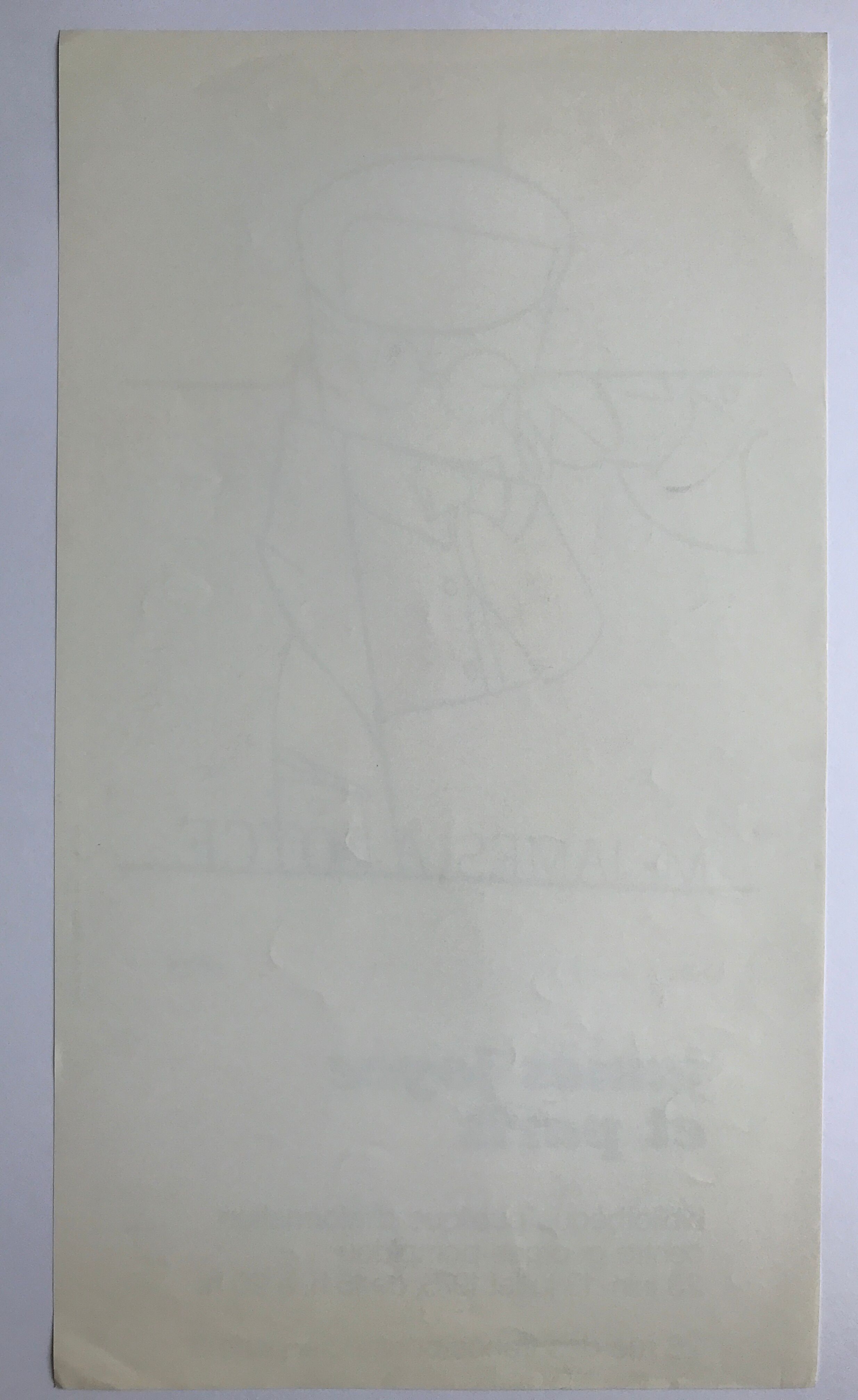 Original poster by Valerio Adami, James Joyce and Paris / BPI, 1975