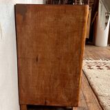 vintage art deco chest of drawers with compass feet