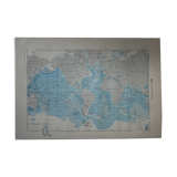 Map of the seabed (underwater relief) dating from 1905