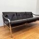 Rare Leather sofa Designed by Tim Bates for Pieff, England, circa 1970s