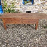 Large farmhouse coffee table, old table