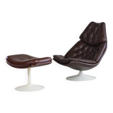 Armchair F588 and ottoman by Geoffrey Harcourt for Artifort, 1960