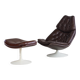 Armchair F588 and ottoman by Geoffrey Harcourt for Artifort, 1960