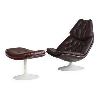 Armchair F588 and ottoman by Geoffrey Harcourt for Artifort, 1960