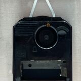 Space age Bayard 70s wall clock vintage orange, made in France