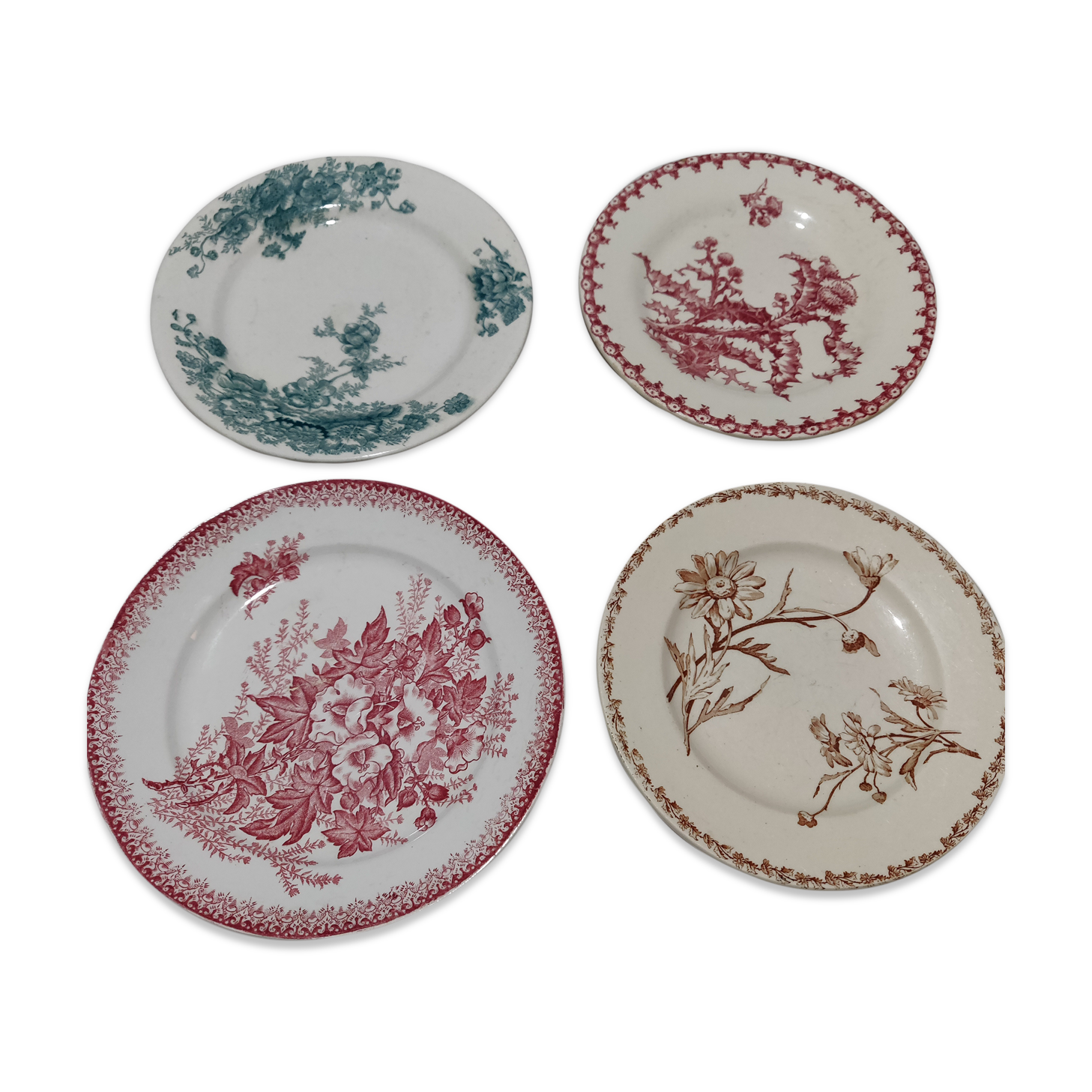 Assiettes à dessert en Terre de Fer