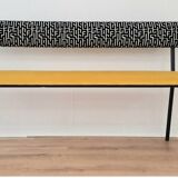 Vintage upholstered bench