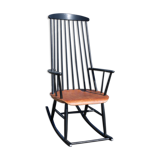 Two colour scandinavian rocking-chair