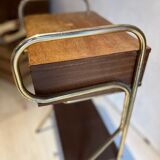 Bedside table 1960-70 wood and metal