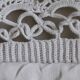 Old pillowcase in linen son