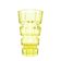 Art Deco vase, yellow crystal, design by J. Hoffmann, Moser, Czechoslovakia, 1930s