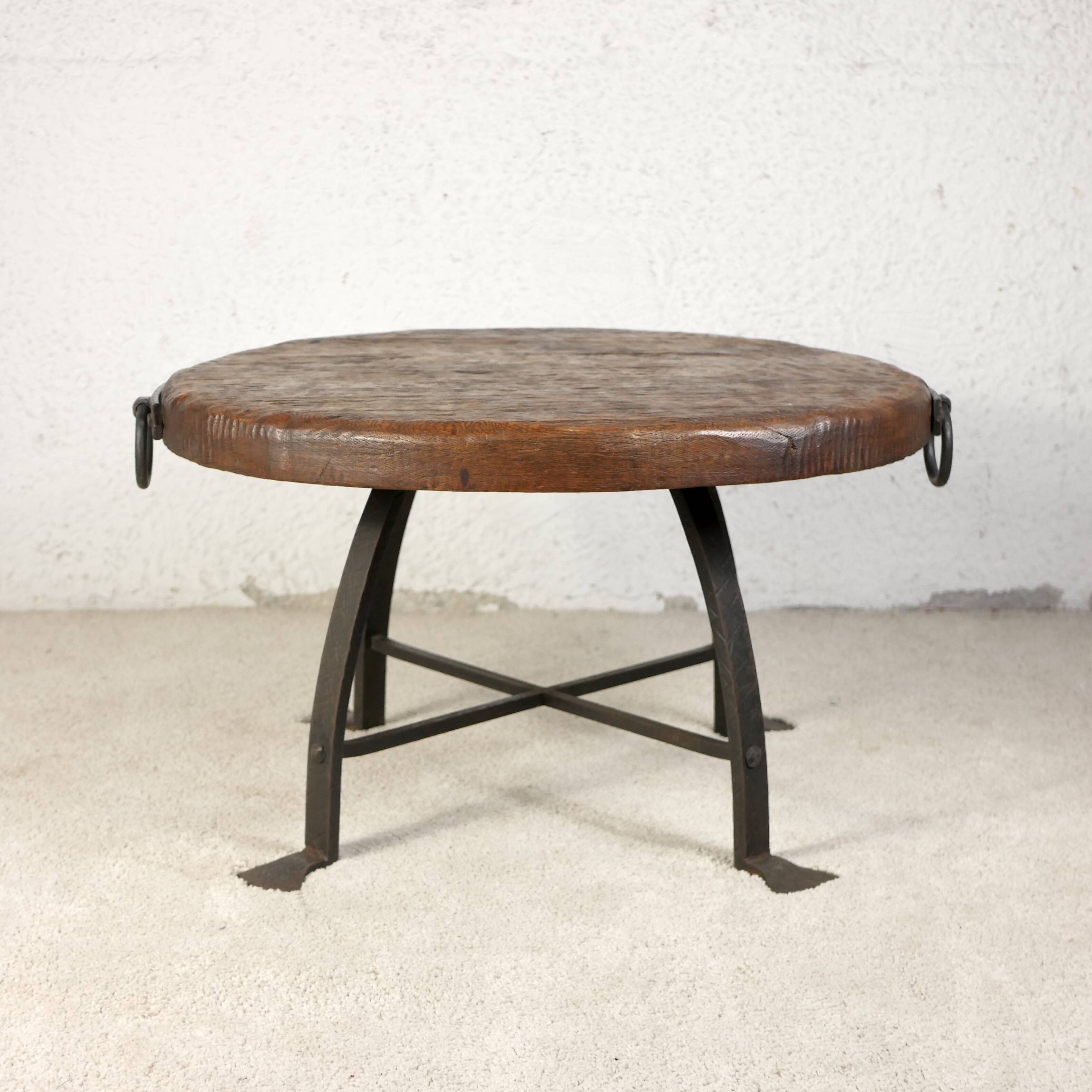Brutalist round table