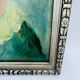 Peinture tête de femme signé