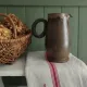 Glazed stoneware jug Arts Ceram