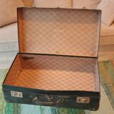 Authentic vintage suitcase full of charm